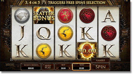 Play Game of Thrones 243 Ways AUD pokies